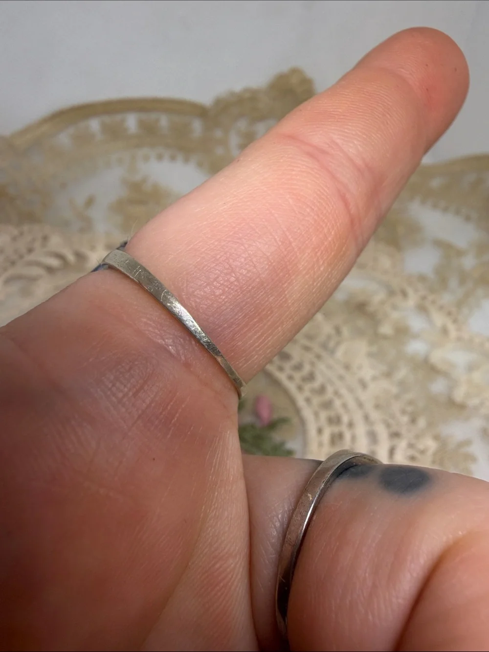 Vintage 4ct Genuine Tanzanite 925 Ring Sz 8.5 Old Hollywood Estate Old Money